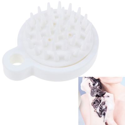 ▣ Silicone Head Body Shampoo Scalp Massage Brush Comb Hair Washing Comb Bath Tool