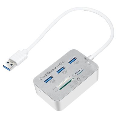 ♨▪✜ Mini Card Reader USB 3.0 Hub 5Gbps High Speed Multi USB 3.0 Hub USB Splitter SD/TF Card Reader For computer