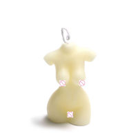 6 Pcs Female Body Candle Woman Torso Candle Body Shape 3D Naked Candle Wax Statue Bulk Art Home Decor