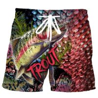 Carp Graphic Beach Shorts Men 3D Printed Fishing Board Shorts Swimsuit homme 2023 Summer Hawaii Swim Trunks Cool Kids Ice Shorts