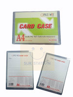 การ์ดเคส ซองพลาสติกแข็ง ซองแข็งใส ใส่เอกสาร A4 Card Case ซองแข็ง PVC [แพ็ค 1ชิ้น]