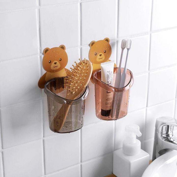 Tooth Brush Holder Bathroom Organizer Wall Toothbrush Holder Lazada PH