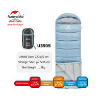 Naturehike Thailand ถุงนอน U350s พับเก็บง่าย Envelope sleeping bag with hood