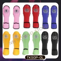 ท็อปคิงส์ สนับแข้ง ป้องกันหน้าแข้ง สำหรับการซ้อมมวย หนังแท้  Top king Shin Guards Black ( S,M,L,XL ) 100% Cowskin Leather Muay Thai  MMA K1 Kickboxing