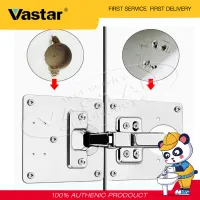 Vastar Hinge Repair Plates Stainless Steel Cabinet Door Hinges Plate with Screws Pembaiki Kabinet Engsel Pemasangan Plat