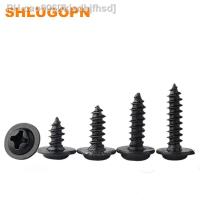 M1.2 M1.4 M1.7 M2 M2.3 M2.6 M3 M3.5 M4 M5 PWA Mini Black Zinc Steel Phillips Cross Round Big Head Self Tapping Screw with Washer