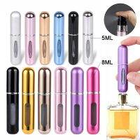 ❡◙✇ 5/8ml Portable Perfume Atomizer Liquid Container For Cosmetics Mini Aluminum Spray Alcochol Empty Refillable Bottle