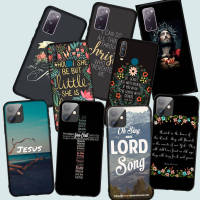 ปก เคสโทรศัพท์ F173 MC15 Bible verse Christ Christian ซิลิโคน อ่อนนุ่ม Coque หรับ Realme C55 C35 C2 C3 C11 2021 C12 C15 C21 C25 C17 C33 7i 5 5i 5S 6i 6 8 Pro 6Pro C25S C21Y C25Y Real me 5Pro Y 8Pro Phone Casing