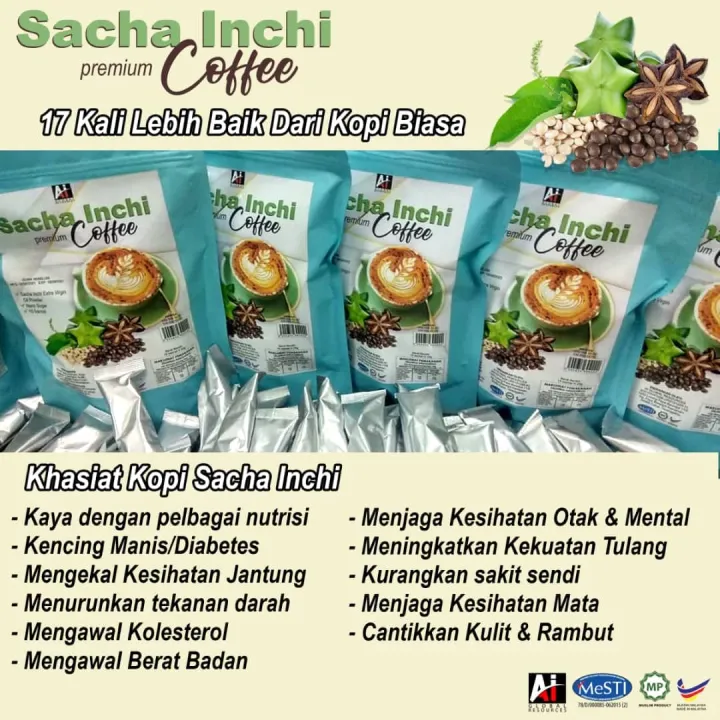 5 Pack Free 2 Shaker Kopi Sacha Inchi Premium Ai Global Free Shaker ...