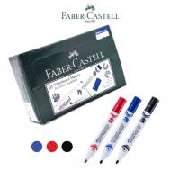 ปากกา ปากกาไวท์บอร์ด faber-Castell เฟเบอร์-คาสเทลล์ มีให้เลือก 3 สี น้ำเงิน ดำ แดง (10ด้าม/กล่อง) ไวท์บอร์ด