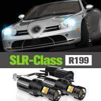 2X LED สัญญาณไฟเลี้ยวแบบคู่ + ไฟวิ่งกลางวันโคมไฟตกแต่งสำหรับ Mercedes Benz SLR-Class R199 2004-2007 2005 2006