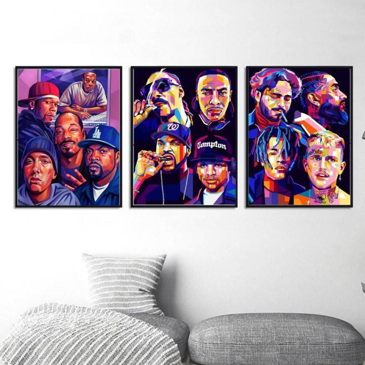 2pac-eminem-โพสต์-malone-rapper-hip-hop-เพลงดาวโปสเตอร์พิมพ์-wall-art-ภาพวาดผ้าใบภาพของขวัญ-room-home-decor-new
