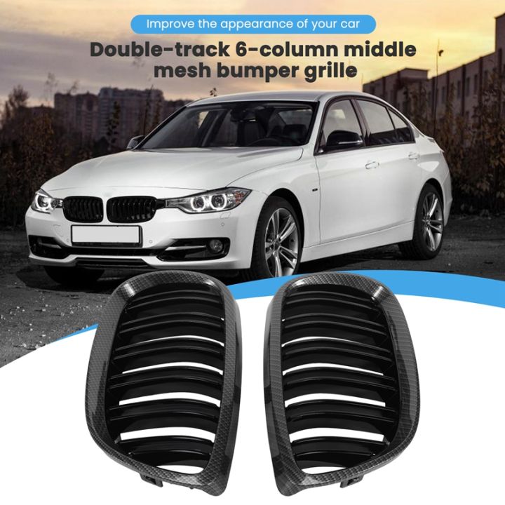 for-bmw-e90-e92-e93-m3-328i-335i-2007-2011-carbon-fiber-look-front-kidney-grille-51137157275-51137157276