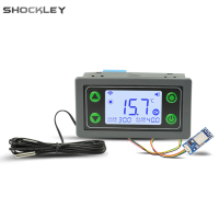 Shockley รีโมทเทอร์มอสแตตควบคุมอุณหภูมิดิจิทัล Wi-Fi ST30ตัวควบคุมอุณหภูมิ DC6-30V พร้อมเซ็นเซอร์ NTC กันน้ำ