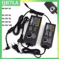 Adjustable AC 220V To DC 12V 9v 24v Power Supply Charger 9V-24V 3V-12V 1A 2A 3A 5A 10A Adapter Display LED Strip QB7LA Shop