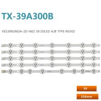 แถบไฟแบ็คไลท์ Led 5ชิ้น/เซ็ตสำหรับ TX-39A300B แถบแสง VES390UNDA-2D-N02ไฟ REV02LED ชนิด A/B แบบ DLED 39.5