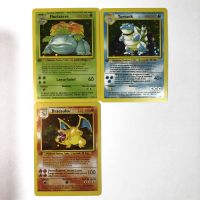 【In Stock】 uuzlaz French First Edition 1996ปี DIY Pokemon Flash Cards Illustrator Pokemon Cards Game Collection Cards Christmas Gift Toys