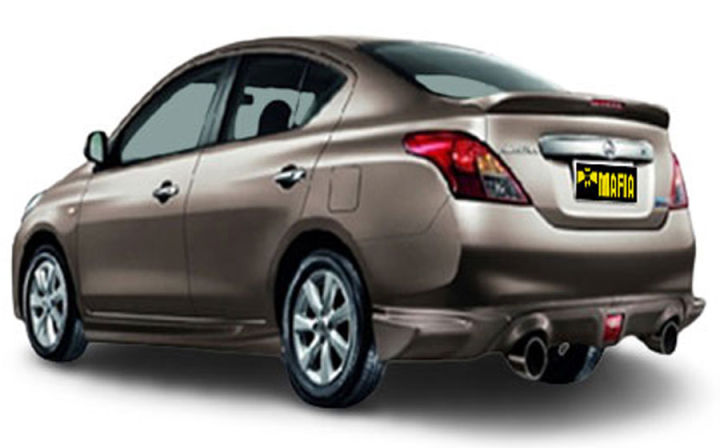 สเกิร์ตรอบคัน-รอบคัน-almera-2012-2013-ทรง-worrior-m1-พลาสติกงานabs-งานดิบไม่ทำสี