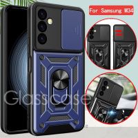 Samsung เคส M34 Galaxy สำหรับ Samsung Galaxy M14 M53 M34 M23 M54 M 34 5G เคสหลังแข็งปกป้องกล้องกรอบตัวยึดกันกระแทก