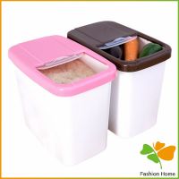 ถังเก็บข้าวสารพร้อมถ้วยตวง กันความชื้น ถังข้าวสาร กล่องข้าวสาร Rice Storage Box with Cup