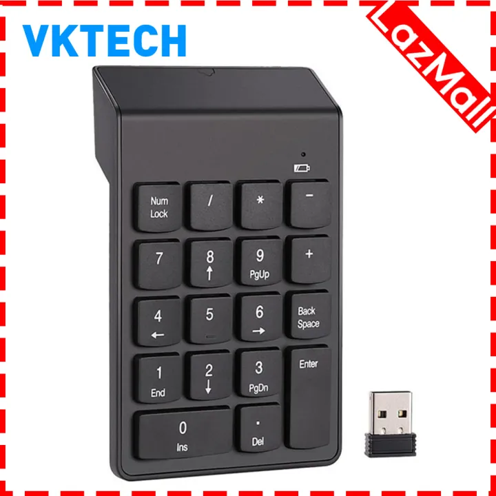 [Vktech] USB Mini 18keys Num Pad Numeric Number Keypad Keyboard for