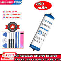 แบตเตอรี่850mAh สำหรับ Panasonic ES-ST23 ES-ST25 ES-ST27 ES-ST29 ES-ST37 ES8171 ES8109 ES8111 ES8113เครื่องโกนหนวดไฟฟ้าแบตเตอรี่