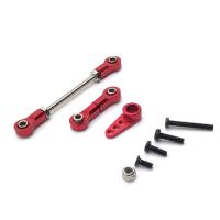 Metal Servo Arm Rod Steering Link Rod for Wltoys K969 K979 K989 284131 MINI-Q MINI-Z MINI-D 1/28 RC Car Upgrade Parts