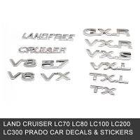 LCX สำหรับ GXR VXR V6 V8 VXS VXL TXL VX TX ตราสัญลักษณ์รถยนต์ป้ายอัตโนมัติสติกเกอร์รูปลอกสำหรับ Land Cruiser Lc300 Lc200 Lc100 Lc80 Prado