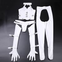 Women Sexy Latex Leather Uniform Cosplay Cute Ladies Wetlook Lingerie Costumes Maid Servant Anime Roleplay Exotic Fetish Custom