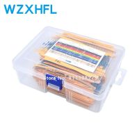 2600pcs/lot 130 Values 1/4W 0.25W 1% Metal Film Resistors Assorted Pack Kit Set Lot Resistors Assortment Kits Fixed resistor WATTY Electronics