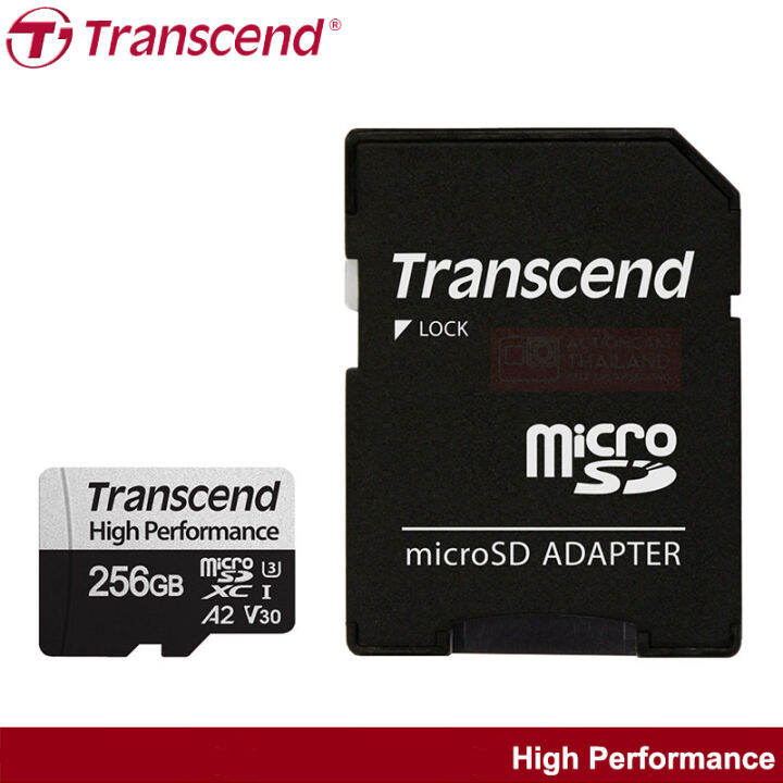 transcend-high-performance-microsd-card-256gb-r-100mb-s-w-85mb-s-เมมโมรี่-สำหรับ-โทรศัพท์-เครื่องเล่นเกมส์-nintendo-รับประกัน-2-ปี-มีใบกำกับภาษี