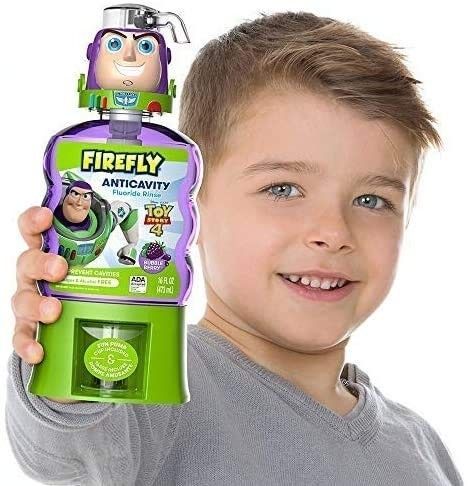 น้ำยาบ้วนปากเด็ก-toy-story-buzz-lightyear-รสบลูเบอร์รี่-made-in-usa-firefly-pump-rinse-16-oun-ik8k-ราคา-590-บาท