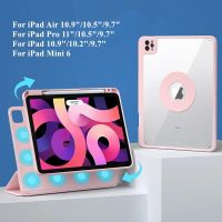 For iPad Air 5/4 Detachable Magnetic Case for Pro 11 for 10th/9th 10.9 Case 7th 8th 10.2 Air 10.5 9.7 Cover Mini 6 2021 Funda Cases Covers