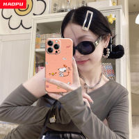 HAOPU เคสครอบโทรศัพท์ใหม่สำหรับ iPhone SAMSUNG XiAOMi OPPO ViVO ลวดลายการ์ตูนรูปลูกสุนัข