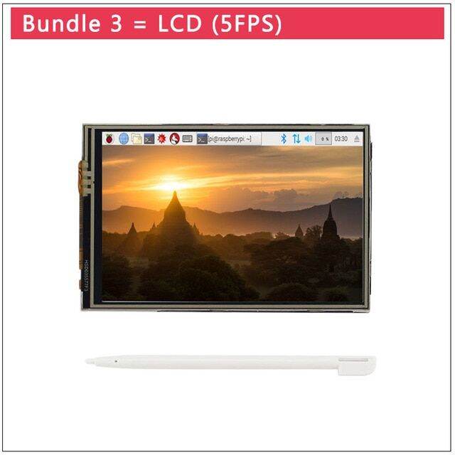 35 Inch Raspberry Pi 4 Model B Touch Screen 480x320 Lcd Optional 550fps Acrylic Case For 8201