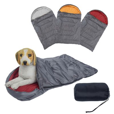 [pets baby] สัตว์เลี้ยง DogOutdoor ตั้งแคมป์สุนัขเตียงเสื่อผ้าห่มขนแกะนุ่มเบาะที่นอนสำหรับสุนัขขนาดใหญ่ขนาดเล็ก WithBag เสื่อ