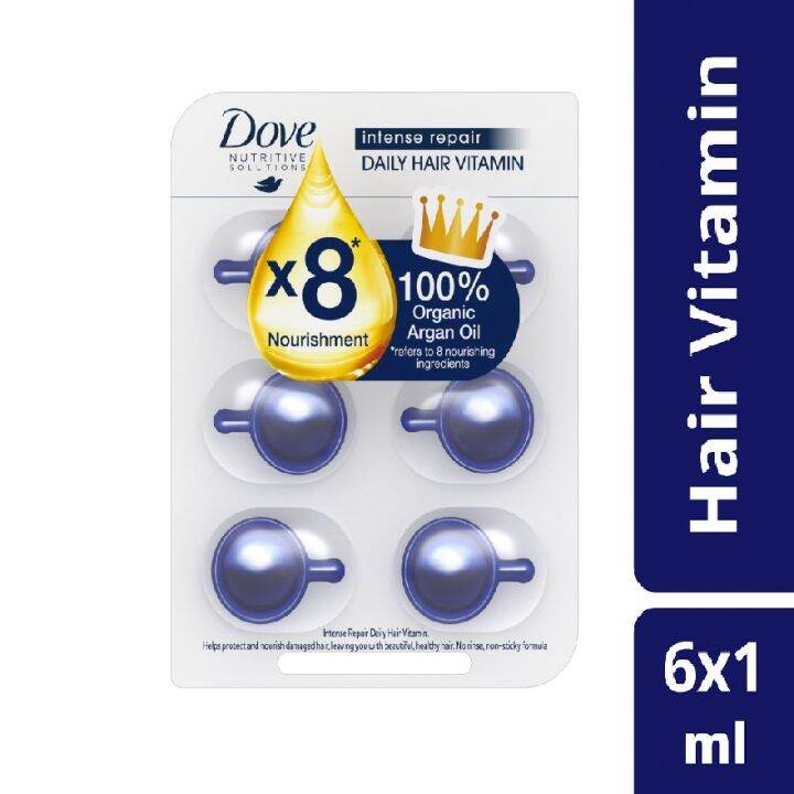 DOVE Hair Vitamin Intense Repair 6X1ml Lazada