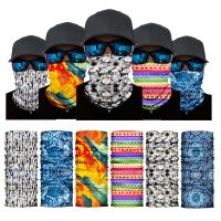 hotx 【cw】 Pattern Warm Bandana Riding Outdoor Ski Hood Seamless Scarf