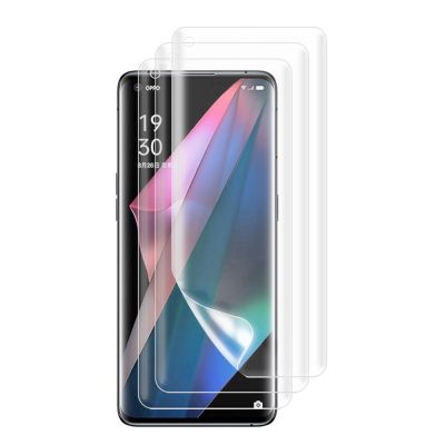 （SPOT EXPRESS）3ชิ้นสำหรับ Oppo Find X3 /Findscreen Protector SoftFilm 3D Curved Full Coverage