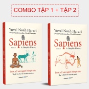 Sách - Sapiens Lược sử loài người bằng tranh  Tập 1 +2  - AlphaBooks