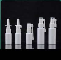 1pcs Container 10ml/20ml/30ml/50ml White Empty Plastic Nasal Spray Bottles Pump Sprayer Mist Nose Refillable Bottling Packaging