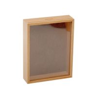 ✷┅ for Creative Wooden Photo Frame Multi Function Safe Box Piggy Bank Coins Money Storage Box Family Picture Frame Home Dec