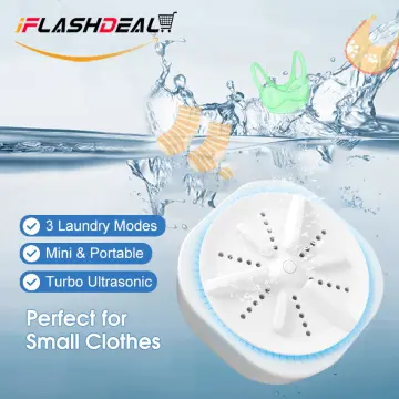 Ultrasonic Turbo Washing Machine Laundry Portable Travel Washer Air Bubble  And Rotating Mini Washing Machine Mini Washing