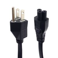 18AWG US 3 Prong Plug to IEC 320 C5 Power Adapter Lead Cable 1.2m American Standard AC Power Cord For Notebook