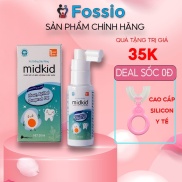 Xịt Chống Sâu Răng MIDKID Cho Bé Từ 1 Tuổi An Toàn Nuốt Được Tặng Kèm