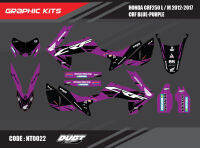 สติ๊กเกอร์วิบาก Honda CRF 250 L ทั้งคัน Graphic kit สติ๊กเกอร์เคลือบเงา สุดคุ้ม