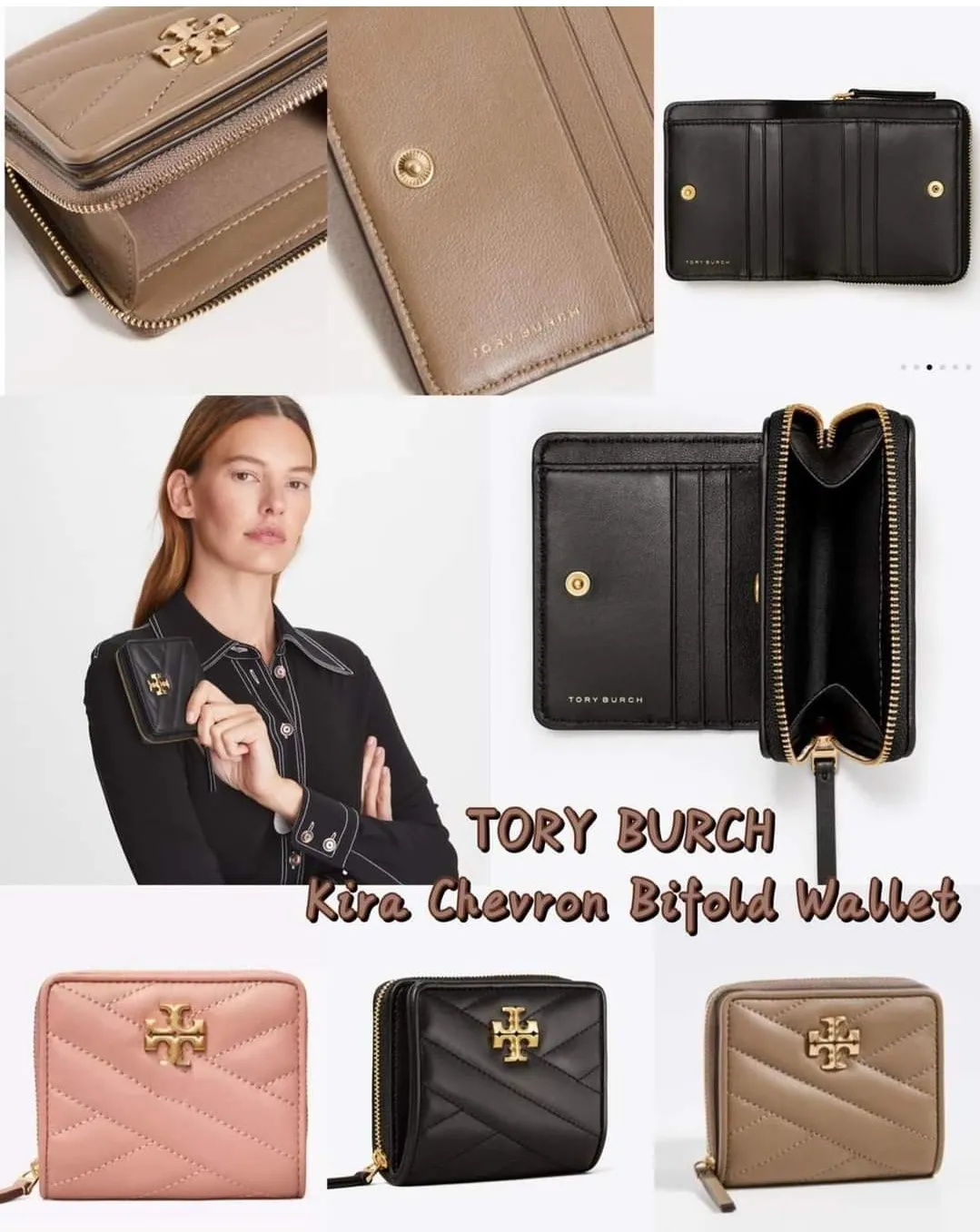 Authentic .Y . Kira Chevron Quilted Leather Bi-Fold Wallet - Peach | Lazada PH Authentic .Y . Kira Chevron Quilted Leather Bi-Fold Wallet - Peach | Lazada PH