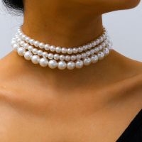 【CC】✆ Corinada Imitation Beads Choker Clavicle Strand Bead Jewelry Collar Gifts