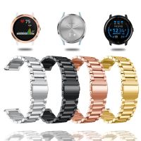 （Bar watchband）สายนาฬิกาข้อมือสแตนเลส18มม. 20มม. 22มม. สำหรับ Garmin Venu 2 2S Plus นาฬิกาข้อมือแบบสมาร์ท Garmin Vivoactive 3 4 4S สายนาฬิกาโลหะ