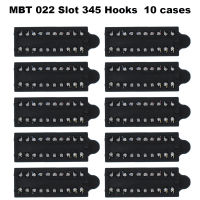 10เซ็ตทันตกรรมทันตกรรมจัดฟันวงเล็บโลหะรั้ง MIM มินิ Roth MBT 022 018 345 Wh